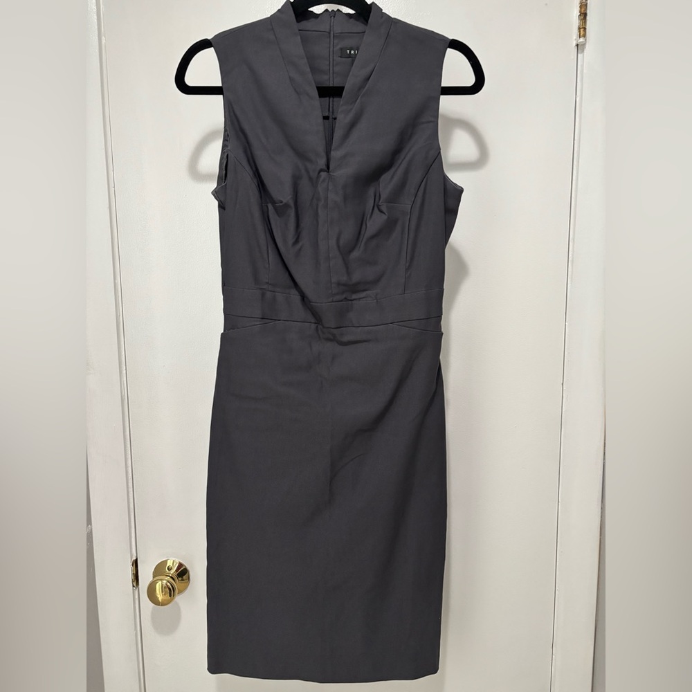 Tribal Charcoal Midi Dress Size 2
